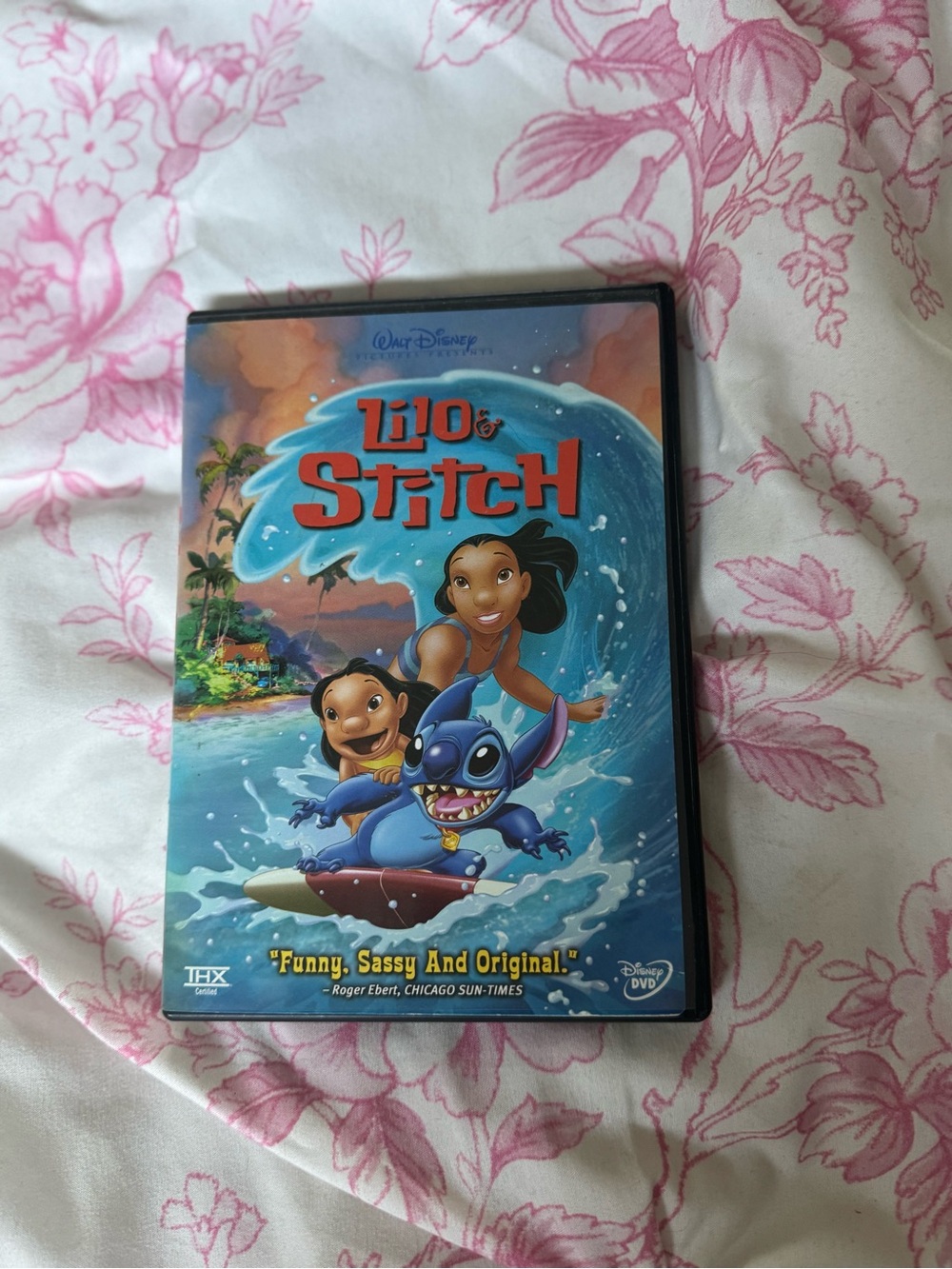 Disney Lilo & Stitch DVD — Blue, Red, Green Artwork